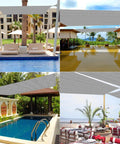 Rectangular 6x8 Grey Sun Shade Sail Outdoor Canopy for Patio Garden Backyard Pergola Durable HDPE Shade Cloth with cross weave