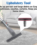 3 Pack Crevice Tool, Dust Brush and Upholstery Tool Attachment for Lift Away Vacuum on carpet with upholstery feature