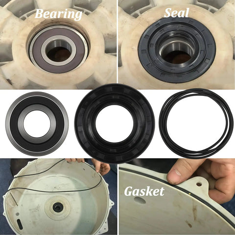Heavy Duty Front Load Washer Tub Bearings And Seal Kit Replacement For LG Models 4036Er2004A 4280Fr4048E bearing and seal images