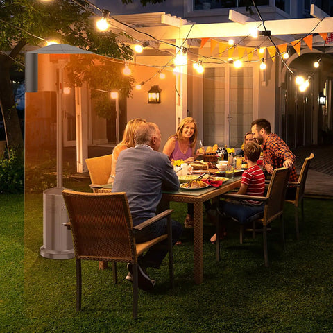 Heat Focusing Patio Heater Reflector Shield For Outdoor Heaters Energy Saving Redirects Hot Air To Extend Heating Range