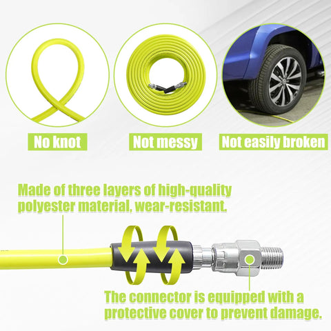 Heavy Duty Sewer Jetter Kit For Pressure Washer With 100 Foot Hose featuring durable polyester material and secure connector