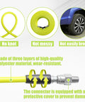 Heavy Duty 150 Ft Sewer Jetter Kit For Pressure Washers 3600 PSI 1/4 In NPT Drain Cleaning Hose with protective cover