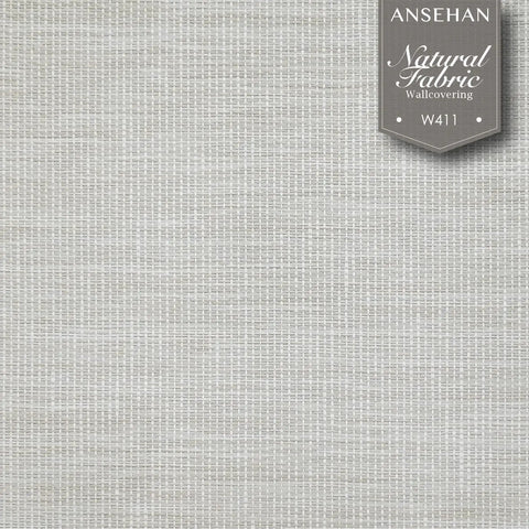 Marbletile Style Wallcovering Dope Gray Ivory White Grasscloth Texture 36 Inch Wide Roll 8 Yards Long Natural Paper Weave