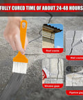 Using 2-Pack Concrete Crack Filler And Sealant Quick-Drying Waterproof Repair Sealant for cracks in cement surfaces