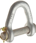 Heavy Duty Web Sling Shackle In Carbon Steel With Five Eighth Inch Size And Two Inch Webbing For Up To Eight Thousand Fifty Pounds Working Load Limit Rigging Accessory For Lifting And Hoisting shown