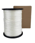 Heavy Duty One Eighth Inch Nylon Rope Solid Braid Utility Rope On A 1000 Foot Spool with cardboard box.
