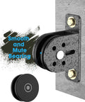 Close-up of 4 Pack Silent Cable Pulley Wheel Set for Home Gym, showing fixed bearing and smooth, mute operation.