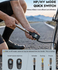 320 PSI High Pressure Bike Shock Pump With Gauge For Front Fork And Rear Suspension used on mountain bike by the road