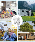 2 Pack White Silicone Magnetic Door Holder For RV No Drilling Hole-Free Installation