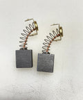 Carbon Motor Brush Set For Wood Lathe And Planer Machines Easy Install Handy Pair Of Replacement Carbon Brushes