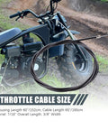 60 Inch Universal Throttle Cable Kit For Go Karts Go Carts Minibikes Mini Bikes ATVs And Cycles Ready To Install Durable