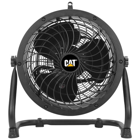 Built Tough 14 Inch Drum Fan Delivers 2300 CFM High Velocity Air For Industrial Spaces With 4 Speed Settings And A 360 Degree Pivot Head