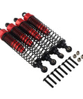 Front And Rear RC Shock Absorbers 4 Pack 108mm Adjustable Aluminum Dampers For 1 To 10 Scale RC Cars Like HSP Volcano EXP Pro