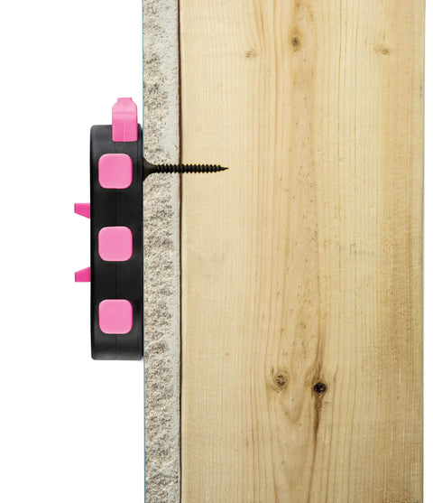 Solid Magnetic Stud Finder in Pink Helping You Nail Wood Joists and Metal Nails behind Drywall with a Strong Pull and Clear Signal so You Can Skip the Guesswork and Finish Your Renovation like a Pro without Blowing a Hole in the Wall on Your Next Fix