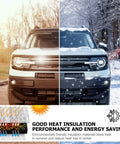 394 Mil 40 Inch By 40 Inch Car Sound And Heat Dampening Insulation Mat Deadener With Waterproof Aluminum Top Layer installed in vehicle