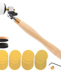 Bowl Sander For Woodturning 44 Piece Set With Two Inch Sanding Discs Hook And Loop Grits 80 120 150 220 Quarter Inch Mandrel