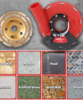 Dust Shroud for Angle Grinders 115mm 125mm with Soft Brush Ring Dust Guard fits Bosch, Makita, Dewalt, and more
