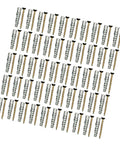 Heavy Duty Metal Expansion Anchors With Screws 50 Pack For Hollow Walls, silver M6x30 metal wall anchors with screws laid out on white background
