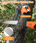 All In One Workhorse Pruning Shears Set For Pro Garden Work Saw with SK5 blades cutting tree branch