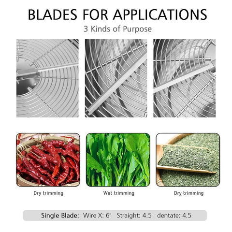 16 Inch Leaf Bowl Trimmer For Buds And Flowers With Upgraded Gears Four Edged Stainless Steel Blades For Wet And Dry Trimming