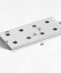 20 Pcs Aluminum Extrusion Accessories For 2020 2040 T Slot Aluminum Profile, Flat Joining Plates With 8 Holes, Rectangular 20 Series Plate, Precise 80 By 38 Mm Fit For DIY Frames And Pro Builds, 6063 aluminum plate with 8 holes