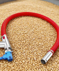 2000W Industrial Screw Conveyor Auger with 1.5m flexible hose on grain, high output grain transfer machine in use
