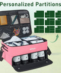 Two Layer Golf Trunk Organizer With Separate Ventilated Shoe Compartment For Two Pairs Of Shoes, storage compartments visible