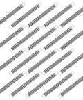 Top Notch 20 Piece Stainless Steel Extension Springs Set Featuring Durable Corrosion And Wear Resistant Design With Tiny Coiled Wire For Heavy Duty Industrial Repair And Long Lasting Machine Maintenance Jobs, arranged in a grid
