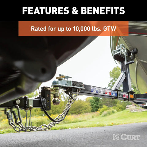 Slim Adjustable Channel Mount With Dual Ball Hitch For Trailers, Two Inch Shank, Ten Thousand Pound Capacity in use
