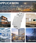 Dead Quiet 32A Ac Dc Contactor With 24V Coil And Two Normally Open Poles For Straight-Up Din Rail Mount in various applications.