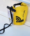 All In One Boating Safety Dry Bag Kit With IP68 Waterproof Flashlight and C1004 Visual Distress Signal on boat seat