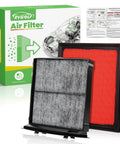 Engine And Cabin Air Filter Set For Subaru Forester 2.5L 2019 2024 Replacement Kit with air filters and packaging