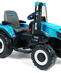Blue Peg Perego ride-on tractor with trailer for 12 Volt Tractor Motor And Gearbox Replacement Kit Plug And Play For Peg Perego Ride On Tractors