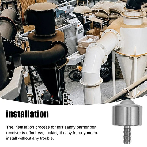 High Precision Steel Ball Transfer Bearing Caster With M12 Threaded Bolt in industrial machinery setting