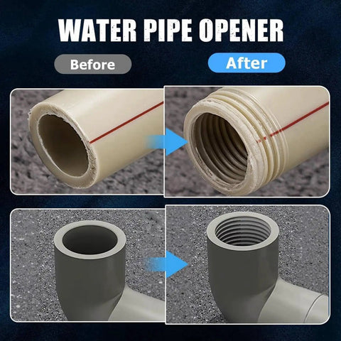 Dual Function Pipe Threading Tool For Plastic Pipes With Internal And External Threads In One Seamless Operation Half Inch And Three Quarter Inch Sizes Delivers Leakproof Airtight Threads And No Fuss Post Installation Troubleshooting