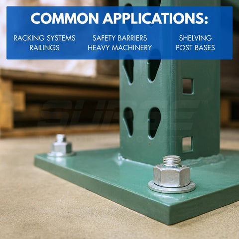 Three-Eighth-Inch By Three-Inch 304 Stainless Steel Wedge Anchors For Concrete And Cement securing metal post base in concrete