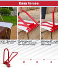 HTSL25E2 Pro Roofer Grade Roof Eaves Seam Bender red tool demonstration on metal roof edges