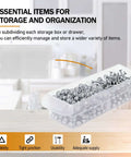 Plastic Width Drawer Dividers For Craft Cabinets And Small Drawers 20 Pieces Keep Tiny Parts Neat And Easy To Grab Model 40716