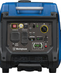 5000 Peak Watt Super Quiet Portable Inverter Generator control panel with remote start and parallel operation features