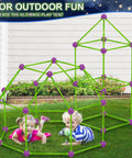 Children playing in Glow In The Dark Fort Building Kit 140 Piece STEM DIY Castle And Tunnel Build Set For Kids Ages 4 5 6 7 8 Plus