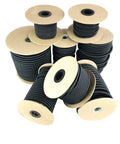 Heavy Duty Black Bungee Cord Shock Cord For Tie Downs And DIY Projects, Weatherproof And Abrasion Resistant spools.