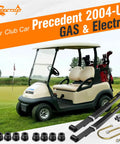 Built To Last Rear Leaf Spring Swap Kit For Club Car Precedent Golf Carts Gas Electric Models From Twenty Oh Four Plus with springs and bushings.