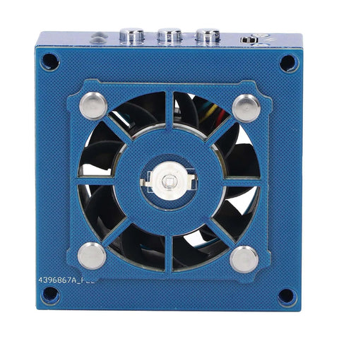 Front view of Solder Fume Extractor Smoke Absorber 10000 RPM High Flow Soldering Cooling Fan With Built In Lamp And Three Speed Settings