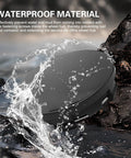 Easy Snap On Wheel Center Caps 4 Pack ABS Hub Covers OD 56 MM ID 60 MM Universal showing waterproof material in action.