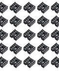 25 Pc DIP IC Socket Adapter Kit for 8 Pin ICs, 2.54mm 0.1 Inch Pitch, Breadboard Prototyping and PCB Design, black adapters