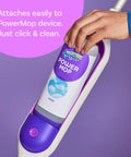 PowerMop Liquid Floor Cleaner Refills Fresh Scent 2 Count Mopping Fluid Replacement Bottles No Bucket Needed Multi Surface And Wood Cleaner For Spray Mops in PowerMop device