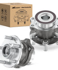 Front and side view of Rear Wheel Bearing And Hub Assembly 5 Lug For Subaru Forester 2014 To 2018, Impreza 2012 To 2021 OEM 512518