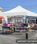 10x10 Ft Instant Pop Up Canopy Waterproof Outdoor Shade Tent at market, heavy duty portable shelter with sandbag anchors