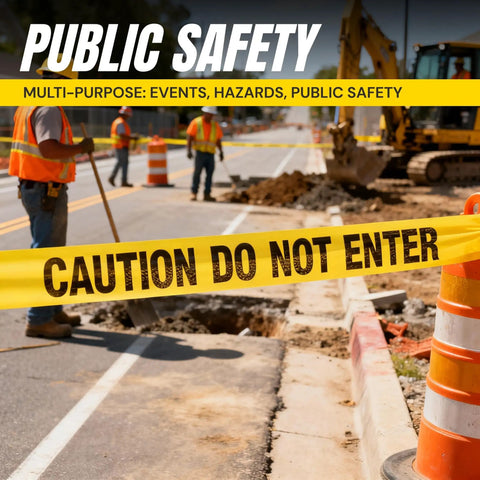 Caution Do Not Enter Tape 3 Inch By 1000 Feet Bright Yellow Bold Black Warning Strip For Gritty Road Work And Construction Site Barricades That Truly Kicks Ass And Delivers Every Single Time
