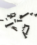 Assorted screws from 720 Piece Laptop Screw Kit Carbon Steel Phillips Flat Head Assortment With M1.4 to M3 sizes